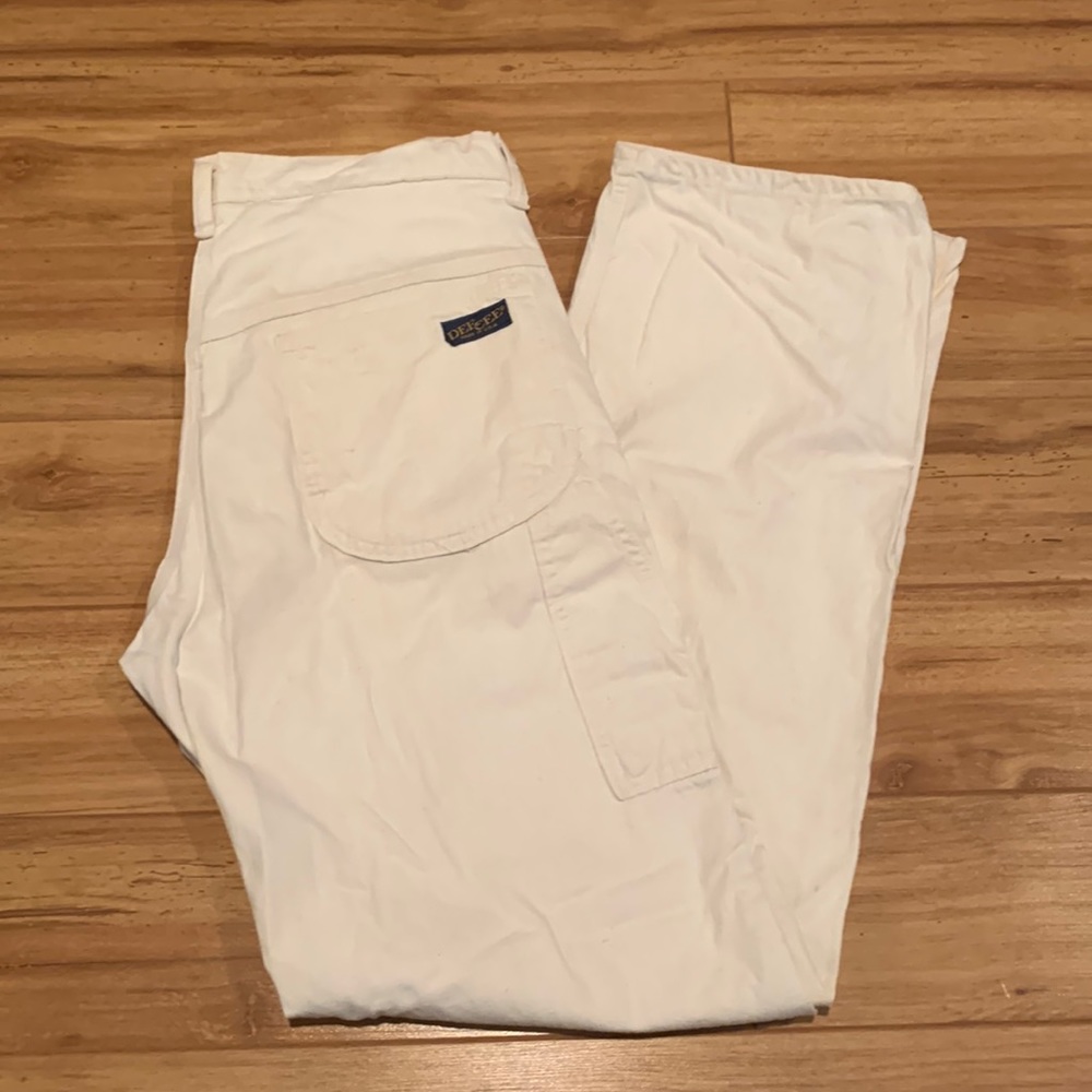 Dee Cee Carpenter Painter Pant Vintage 80s DeeCee Made USA DC Utility Work pants